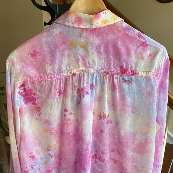 Pilcro by Anthropologie The Cate Long Sleeve Button Up Shirt Size Medium - Picture 6 of 17